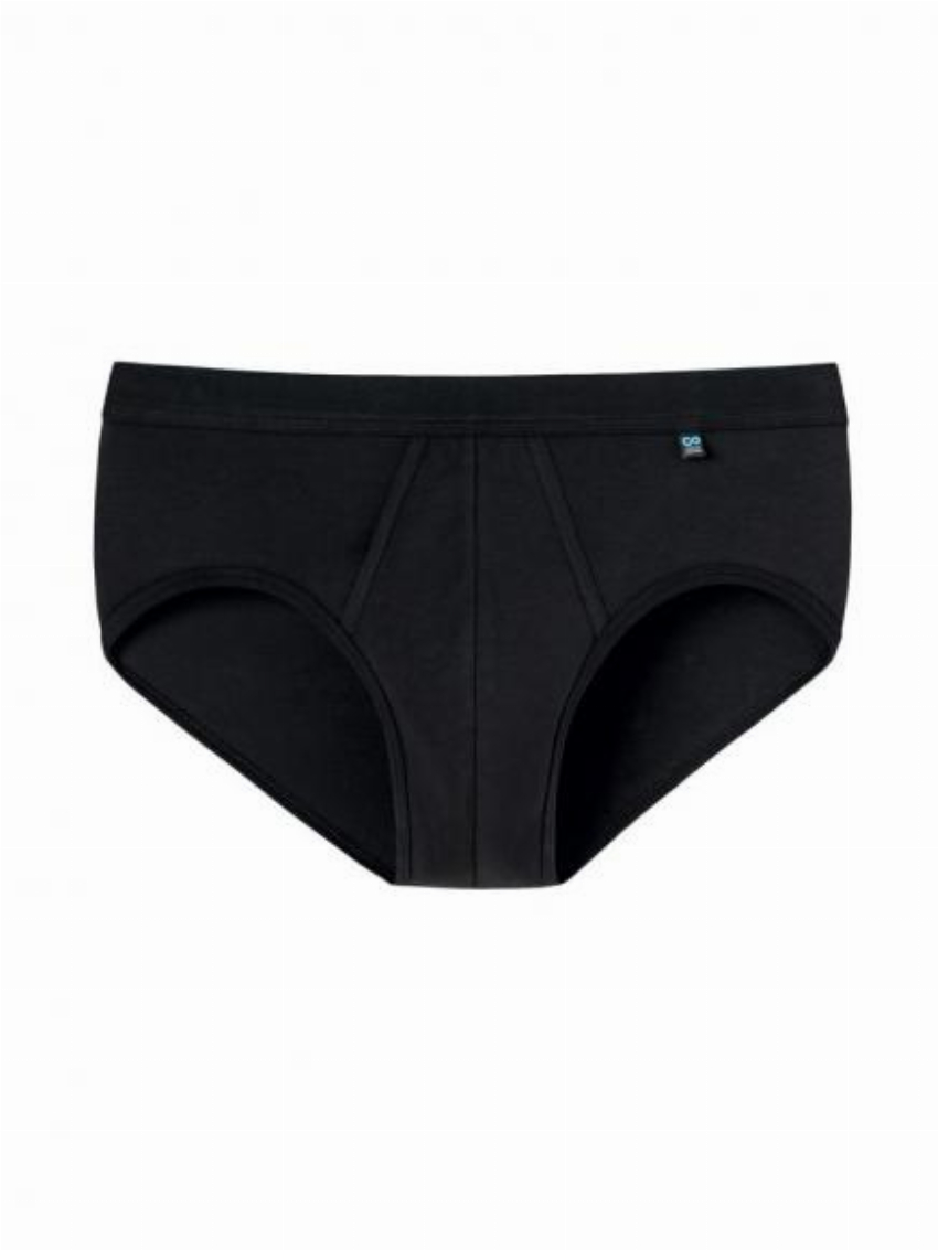 Schiesser Long Life Cotton Sport-slip Zwart