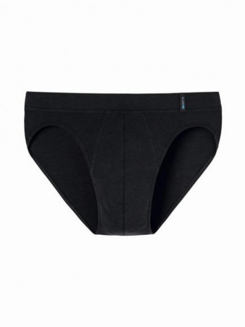 Schiesser Long Life Soft - Rio-slip Blauw Zwart