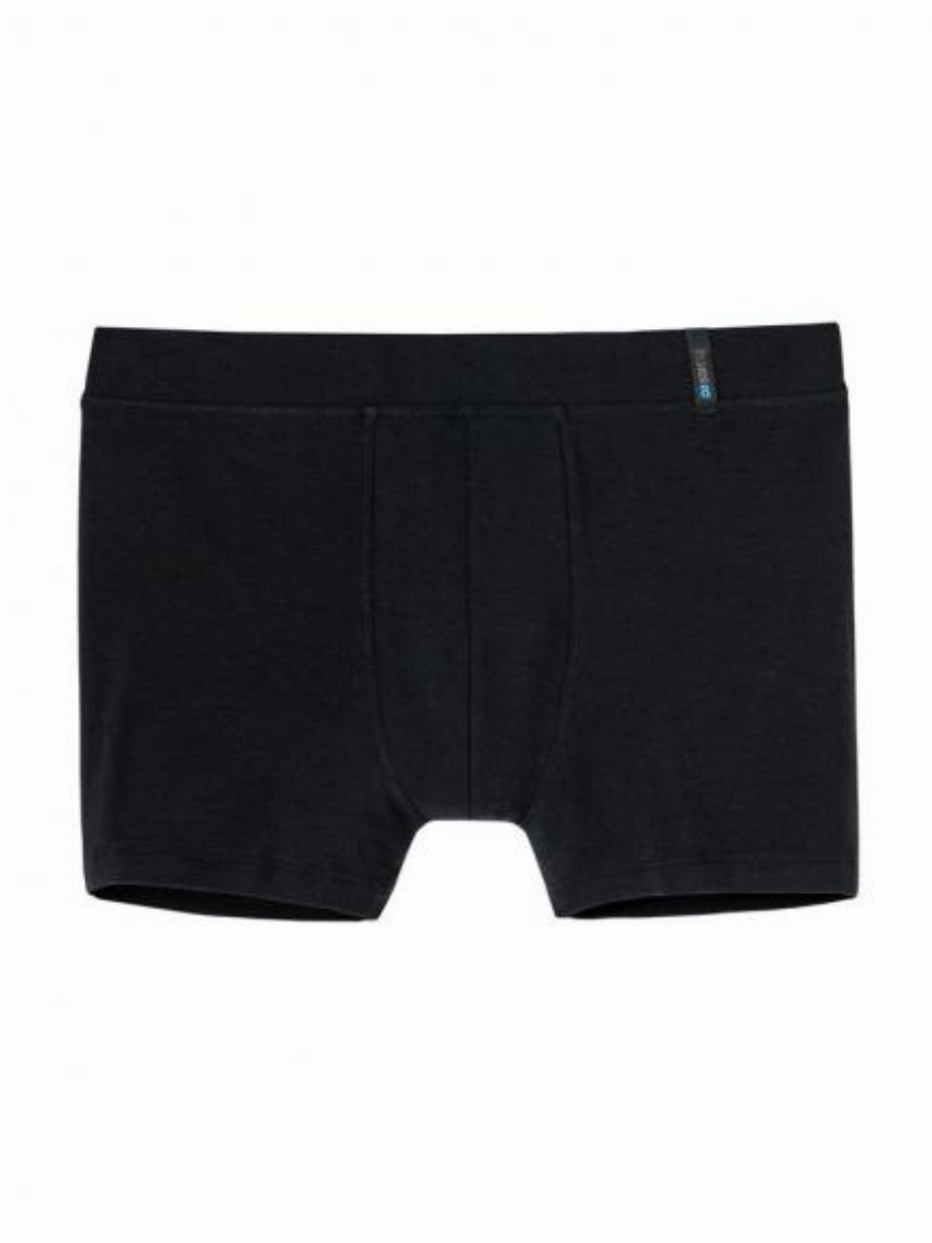 Schiesser Long Life Soft - Short Blauw Zwart