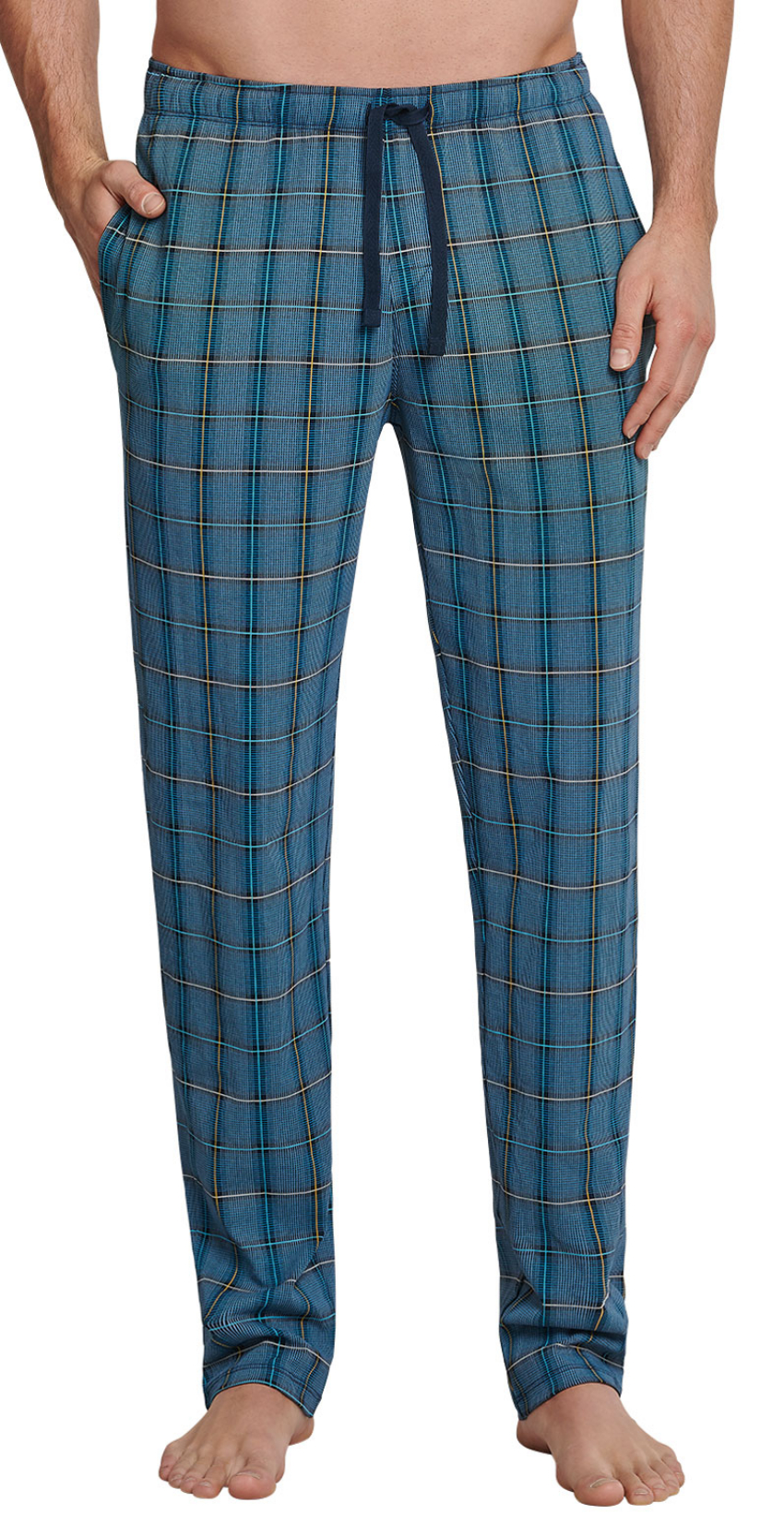 Schiesser Pyjamabroek jersey met ruit