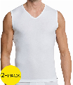 Schiesser Tanktop V-neck 95 5 2-pack