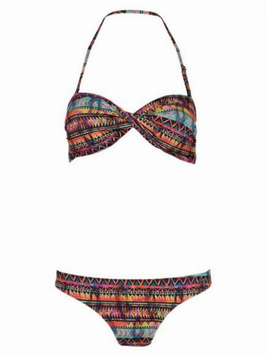 Shiwi Bikini Bandeau Flame multi color