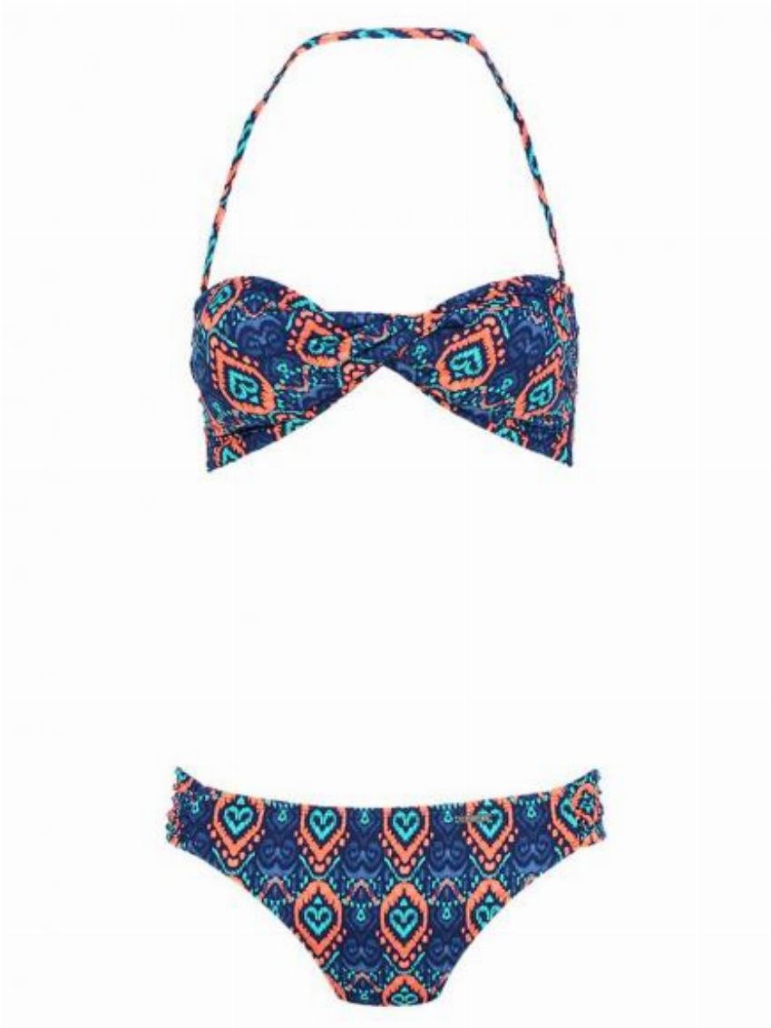 Shiwi Bikini Bandeau Romance Blauw Groen