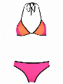 Shiwi Bikini Triangle Contrast Roze