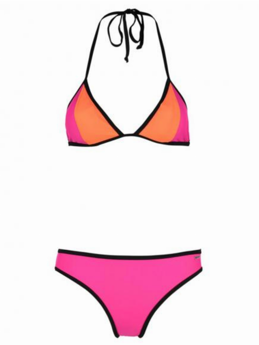 Shiwi Bikini Triangle Contrast Roze