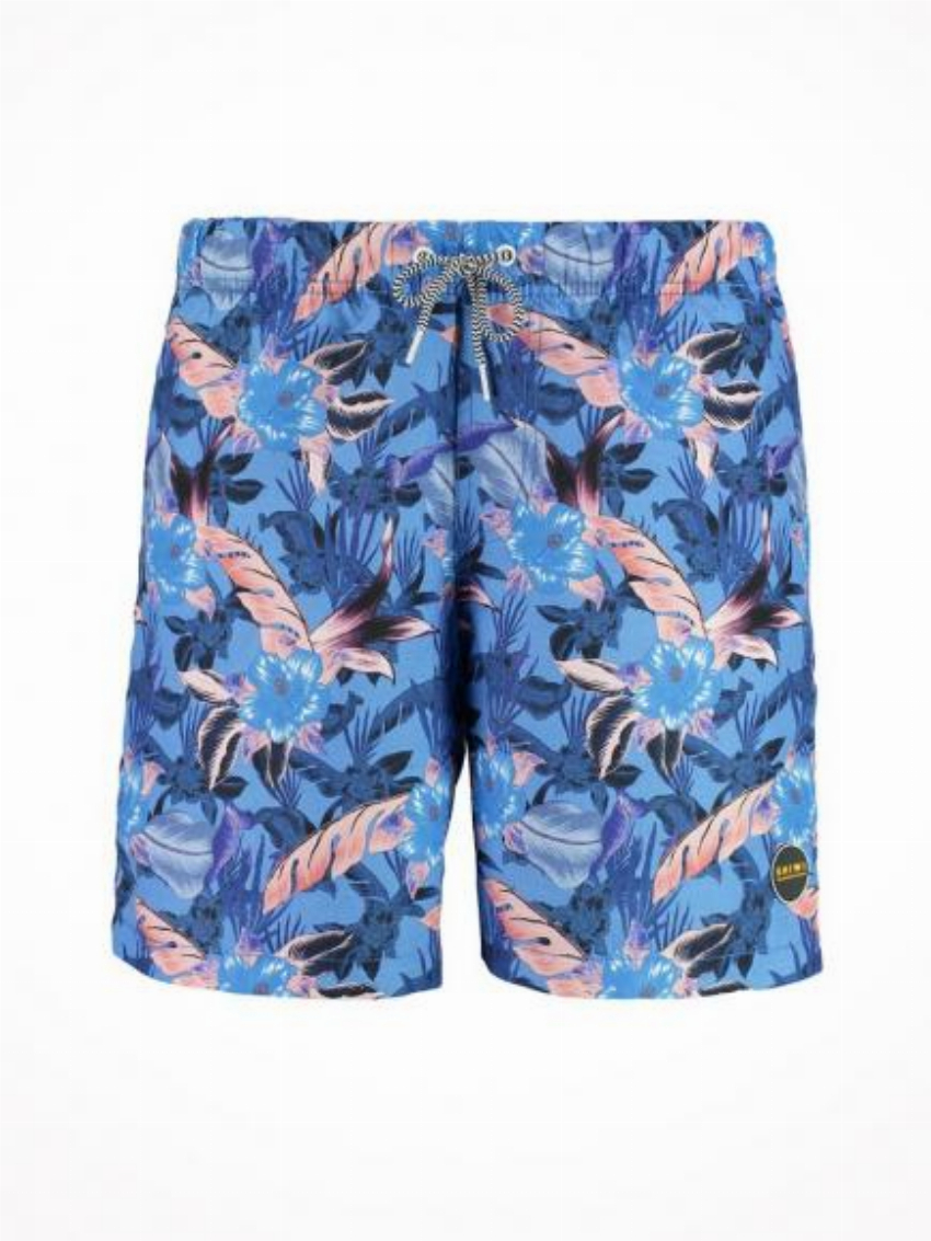 Shiwi Zwemshort Vintage Flower Blauw