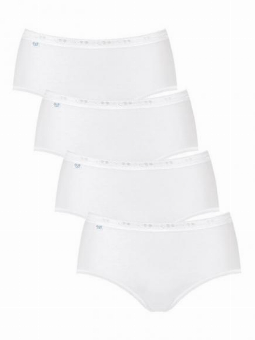 Sloggi Basic Midi 4-pack Wit