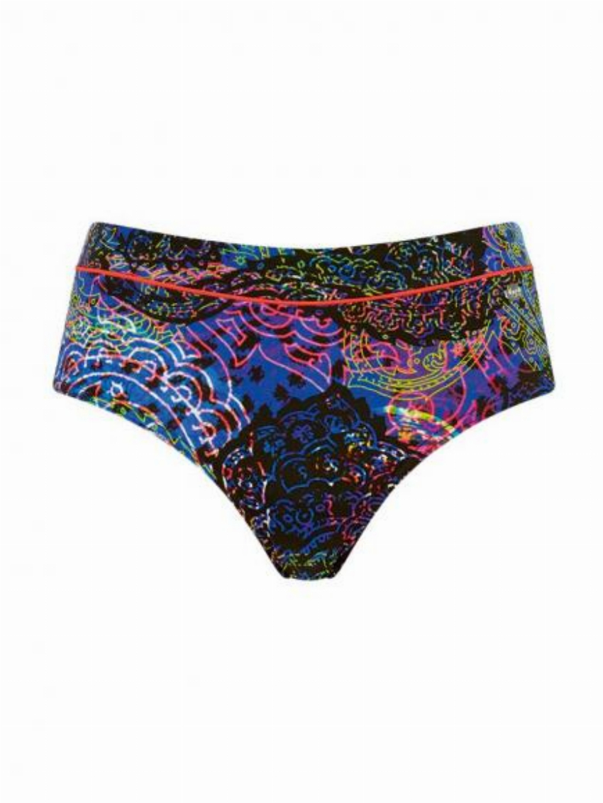 Sloggi Swim Wow Comfort Paisley Midi Blauw