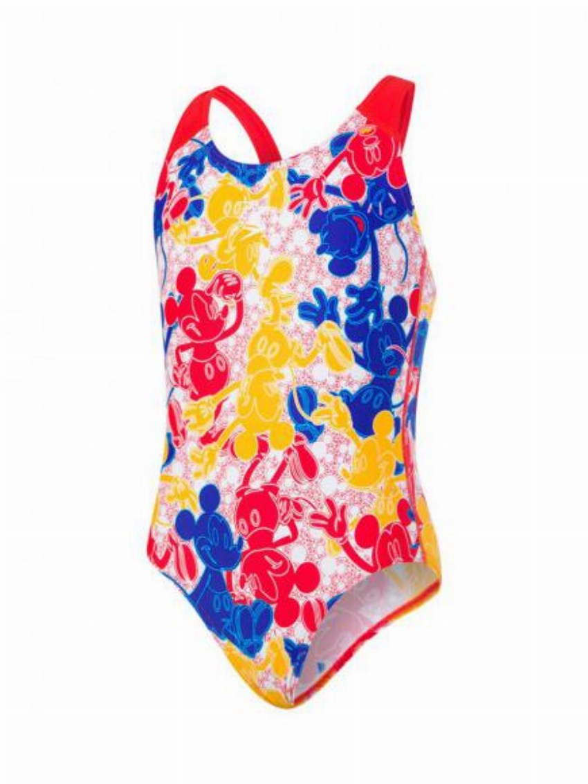 Speedo All Splashback Mickey 1p blauw rood geel