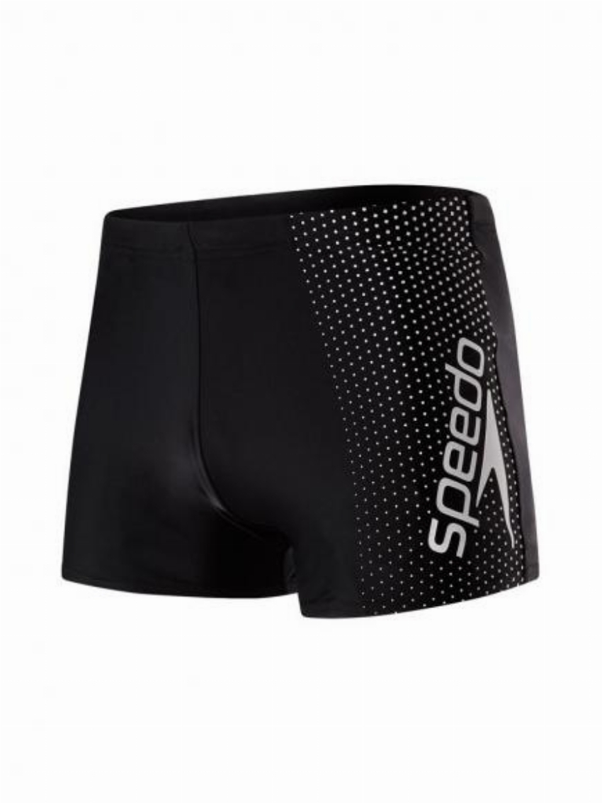 Speedo E10 Gala Logo Aquashort Wit Zwart