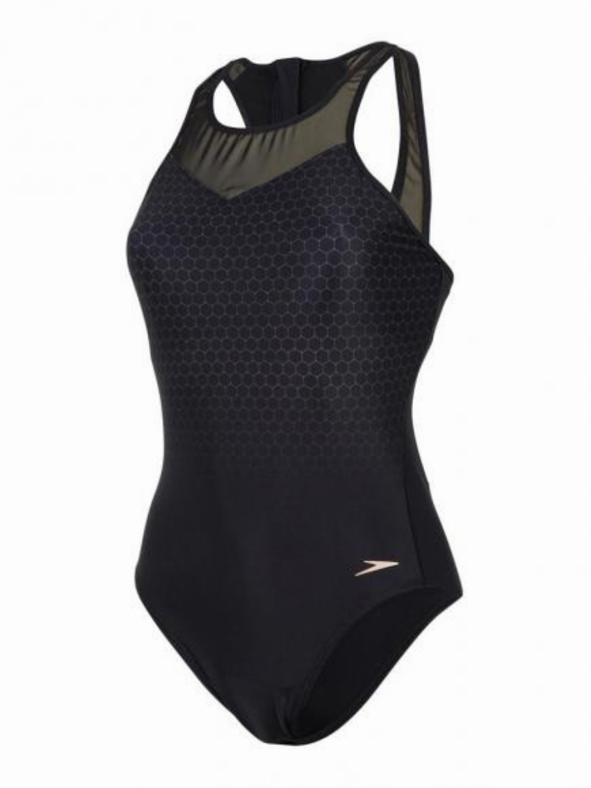 Speedo E10 Mesh Panel 1p Zwart