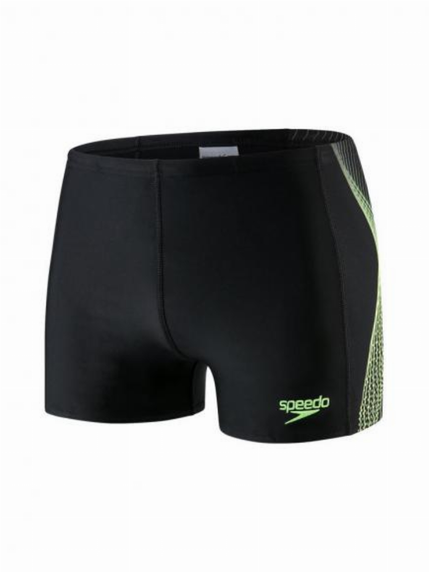 Speedo E10 Placement Aquashort Geel Zwart