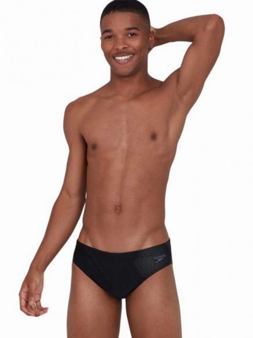 Speedo E10 Swimbrief 7cm Zwart