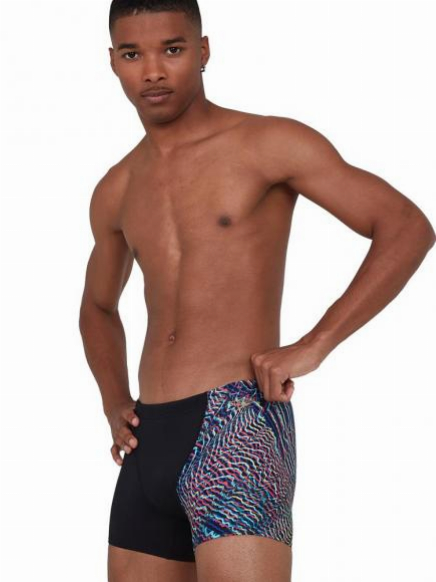 Speedo END Aquashort - Dig V-cut Zwart