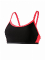 Speedo Hydractive Crop Top Rood Zwart