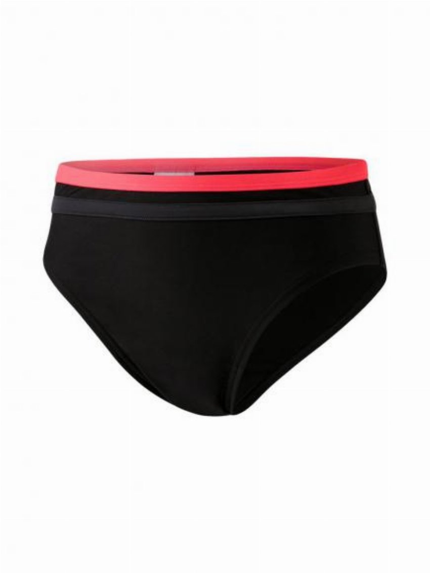 Speedo Hydractive High Waist Brief Rood Zwart
