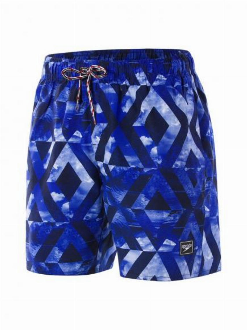 Speedo Print Leisure 16 Watershort Blauw