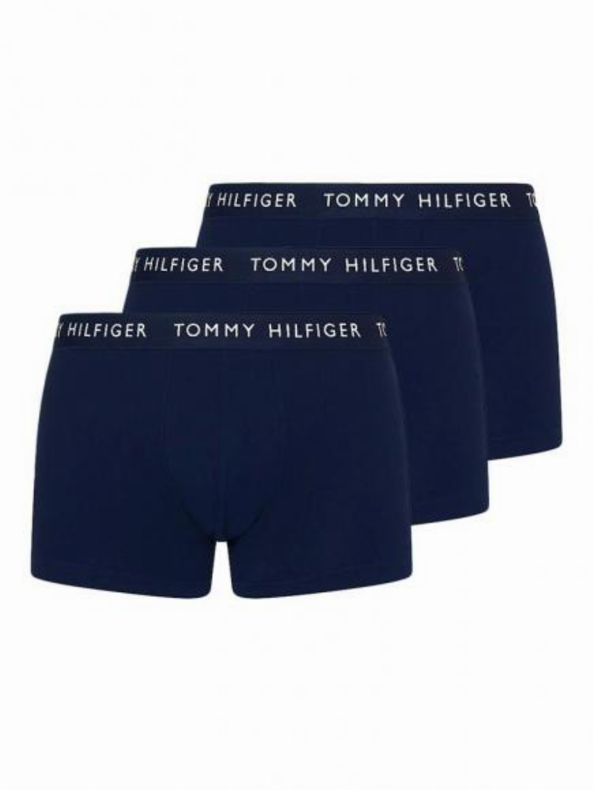 Tommy Hilfiger 3p Trunk - Logo Taille Blauw