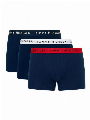 Tommy Hilfiger 3p Trunk - Logo Taille Blauw Rood