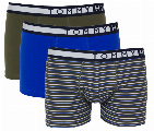 Tommy Hilfiger Boxershorts Stripe groen 3-pack