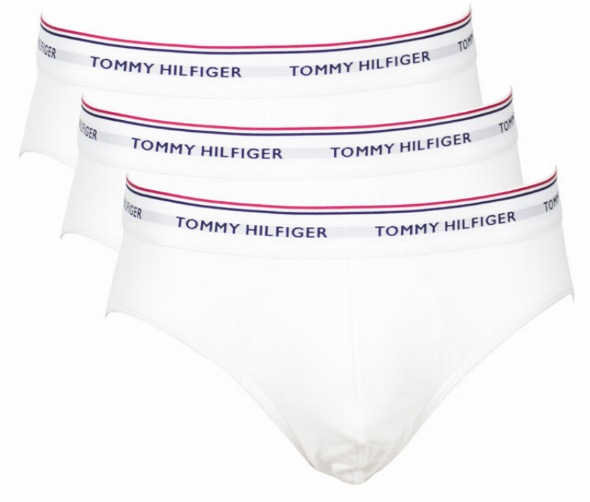 Tommy Hilfiger Heren slips essential 3-pack wit