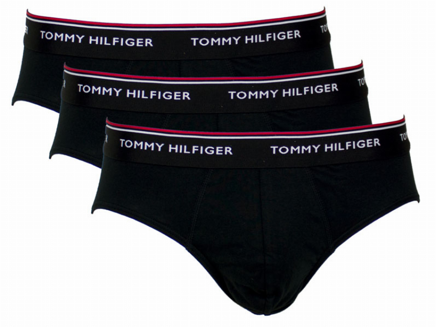 Tommy Hilfiger Heren slips essential 3-pack zwart