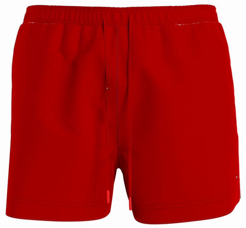 Tommy Hilfiger Zwemshort medium drawstring slim fit rood