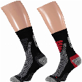 Xtreme walking socks 2 pak 12265-42 45-Zwart