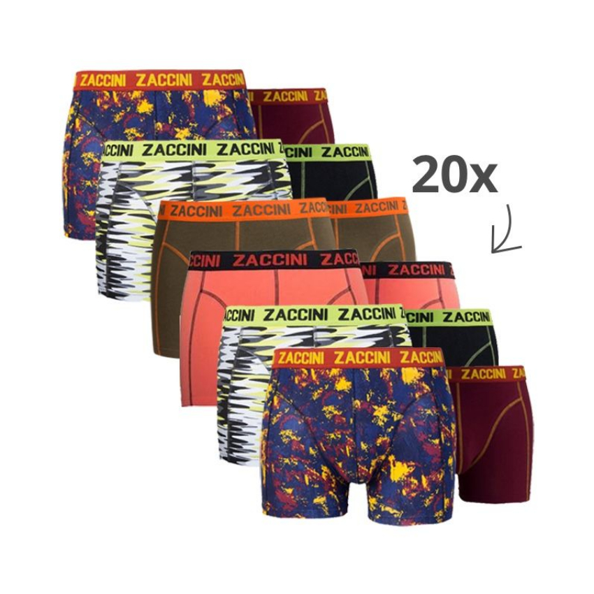 Zaccini 20 boxershorts monsterdeal mix