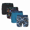 Zaccini 4-pack boxershorts retro