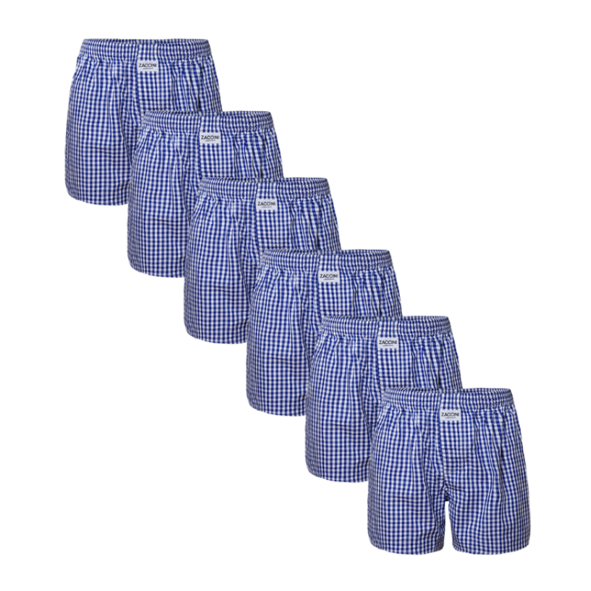 Zaccini 6-pack woven boxershorts - navy