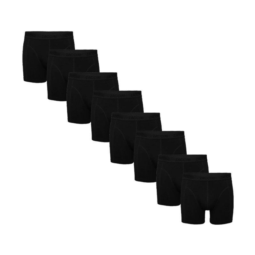 Zaccini 8-pack boxershorts - black on black