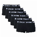 Zaccini 8-pack dames boxershorts zwart
